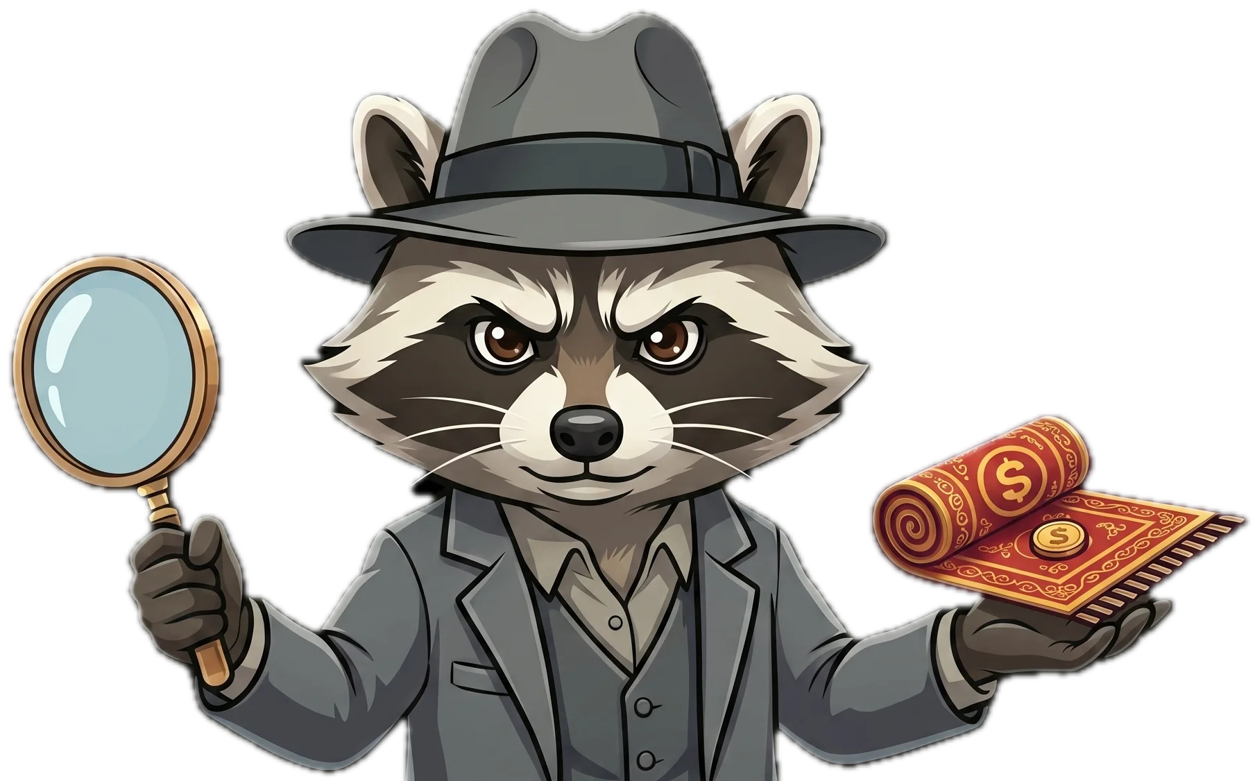 Aluscan detective mascot